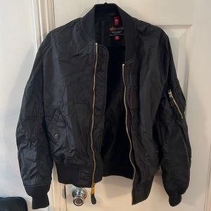 Alpha industries ma -1 skymaster flight jacket black